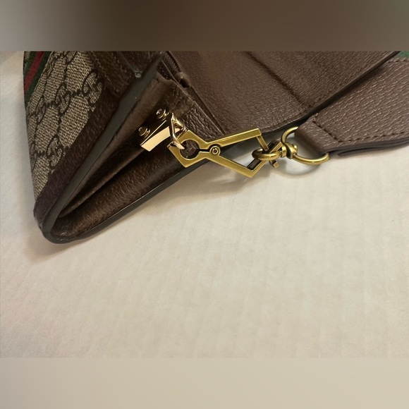 Authentic Gucci GG Supreme Monogram Web Ophidia
Continental w/ COA - Picture 8 of 14